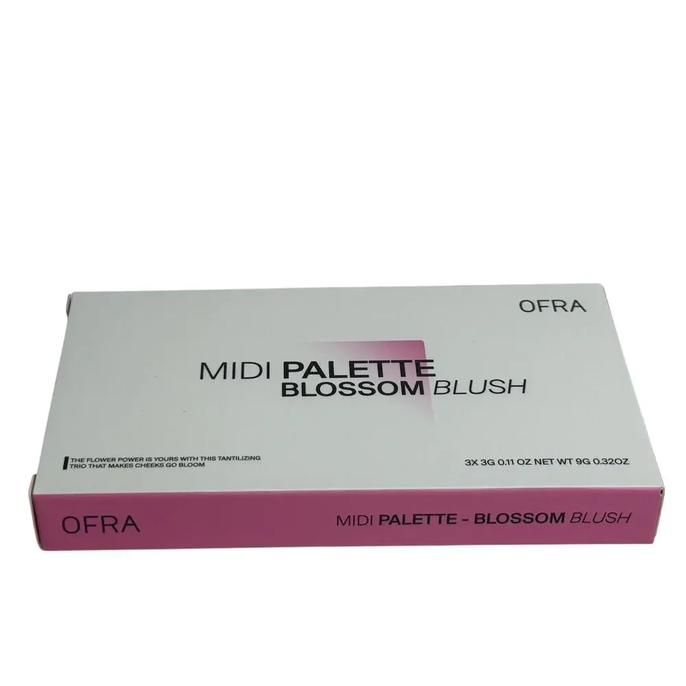 OFRA Midi Blush Palette‎ Blossom Pink Satin Pillow Talk Paradise Pink NIB